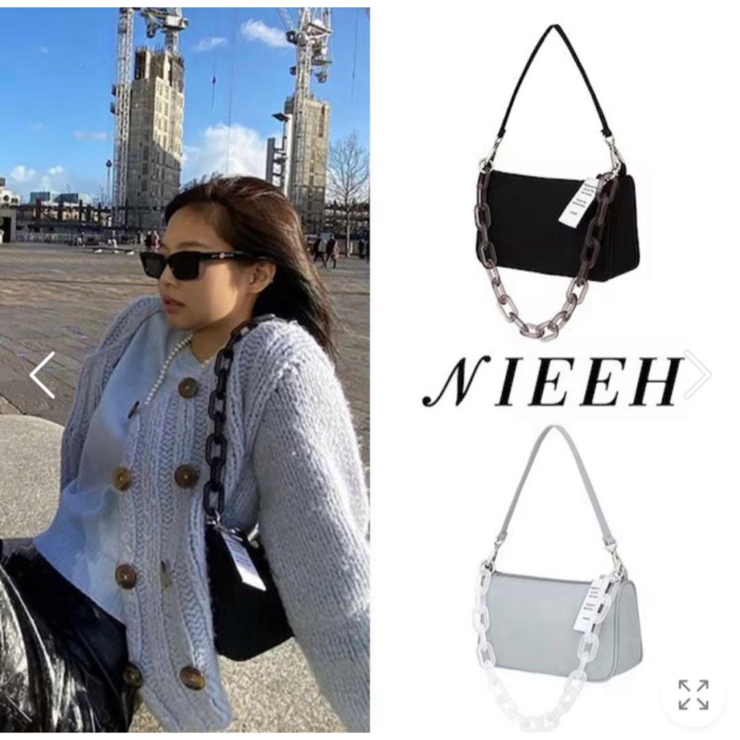 NIEEH ニヒ エンベロープ バッグ CHAIN SHOULDER BAG レディースのバッグ(ショルダーバッグ)の商品写真