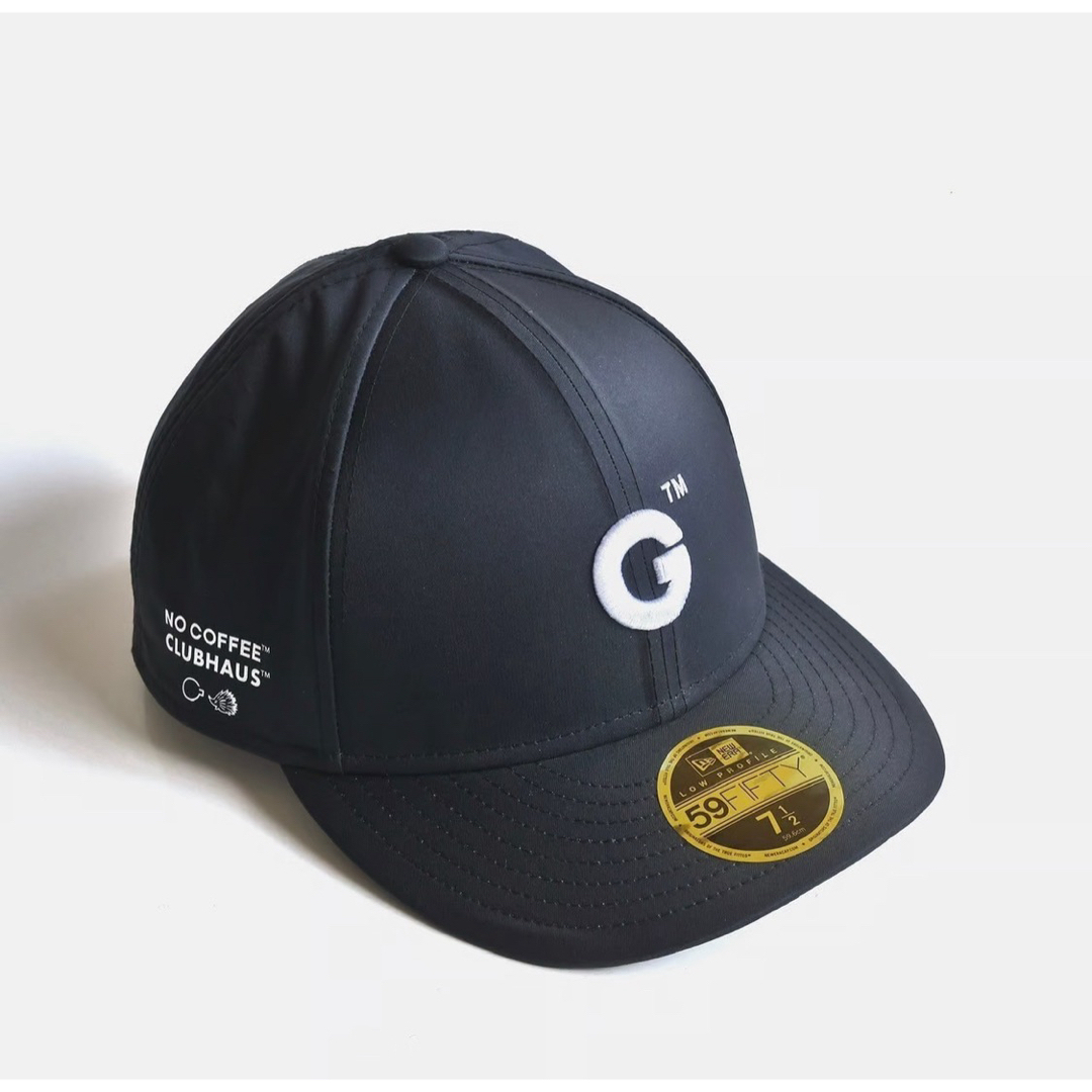 NO COFFEE(ノーコーヒー)のNO GOLF NEWERA 59FIFTY "G" CAP - Black メンズの帽子(キャップ)の商品写真