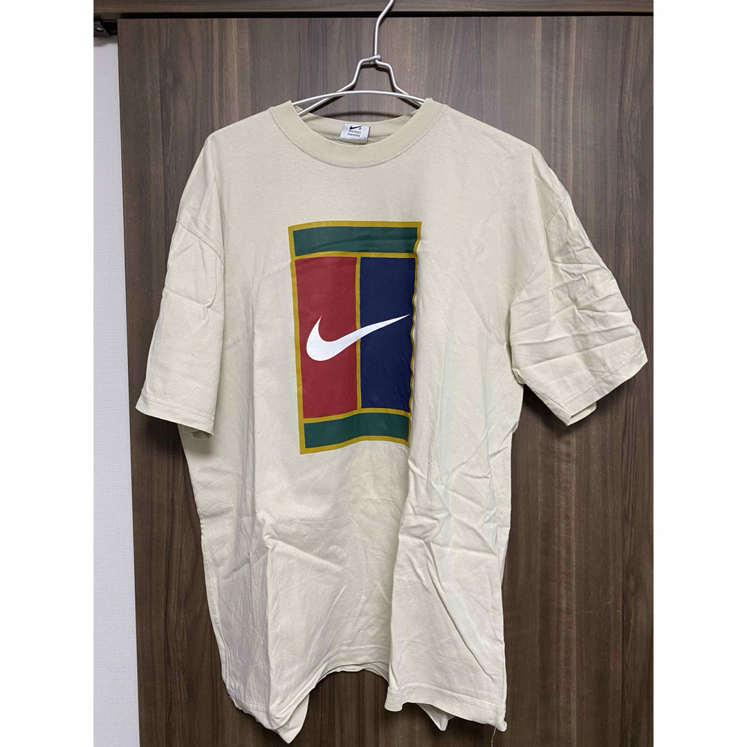 NIKE(ナイキ)の90sナイキ テニス スウッシュ ロゴ プリント 半袖 T メンズのトップス(Tシャツ/カットソー(半袖/袖なし))の商品写真