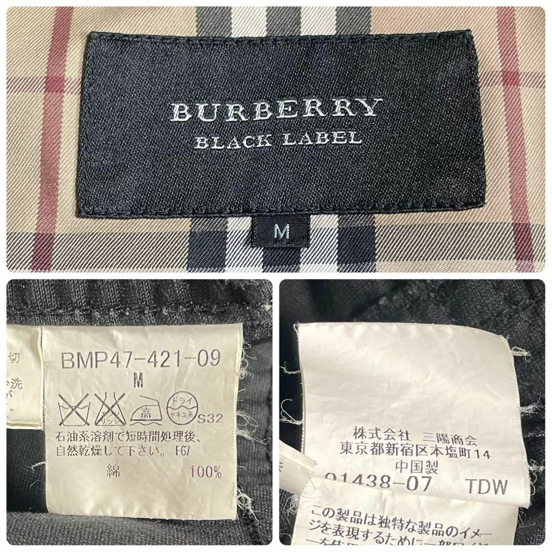 BURBERRY BLACK LABEL(バーバリーブラックレーベル)の00s BURBERRY BLACK LABEL 比翼ウエスタンシャツジャケット メンズのジャケット/アウター(ブルゾン)の商品写真