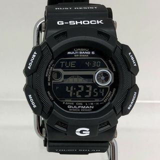 ジーショック(G-SHOCK)のG-SHOCK ジーショック CASIO カシオ 腕時計 GW-9110BW-1 GULFMAN ガルフマン Garish Black 電波ソーラー ブラック 樹脂(腕時計(デジタル))