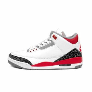 ナイキ(NIKE)のナイキ NIKE ■ 【 AIR JORDAN 3 RETRO OG FIRE RED DN3707 160 】 エア ジョーダン 3 レトロ ファイヤー レッド スニーカー　w18520(スニーカー)