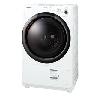 シャープ(SHARP)のSHARPドラム式洗濯乾燥機ES-S7F年式2021年(洗濯機)