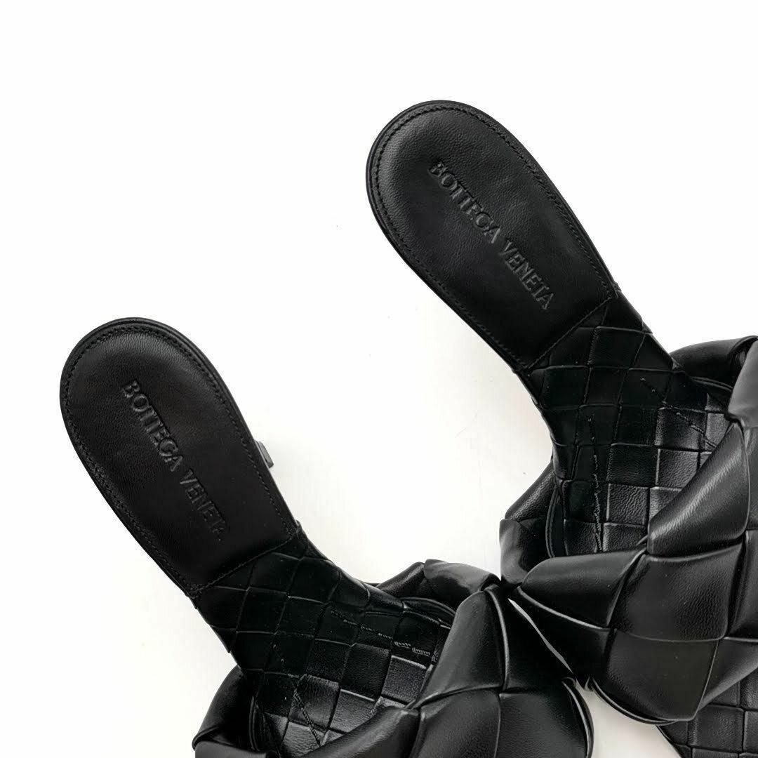 Bottega Veneta(ボッテガヴェネタ)の美品 ボッテガヴェネタ サンダル ミュール リド レザー 03-24042006 レディースの靴/シューズ(サンダル)の商品写真