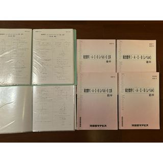 河合塾マナビス 総合数学I A Ⅱ Ｂ　レベル4 5 6 文系　前半後半テキスト(語学/参考書)