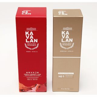 【新品未開封】カバラン（KAVALAN）2本セット(ウイスキー)