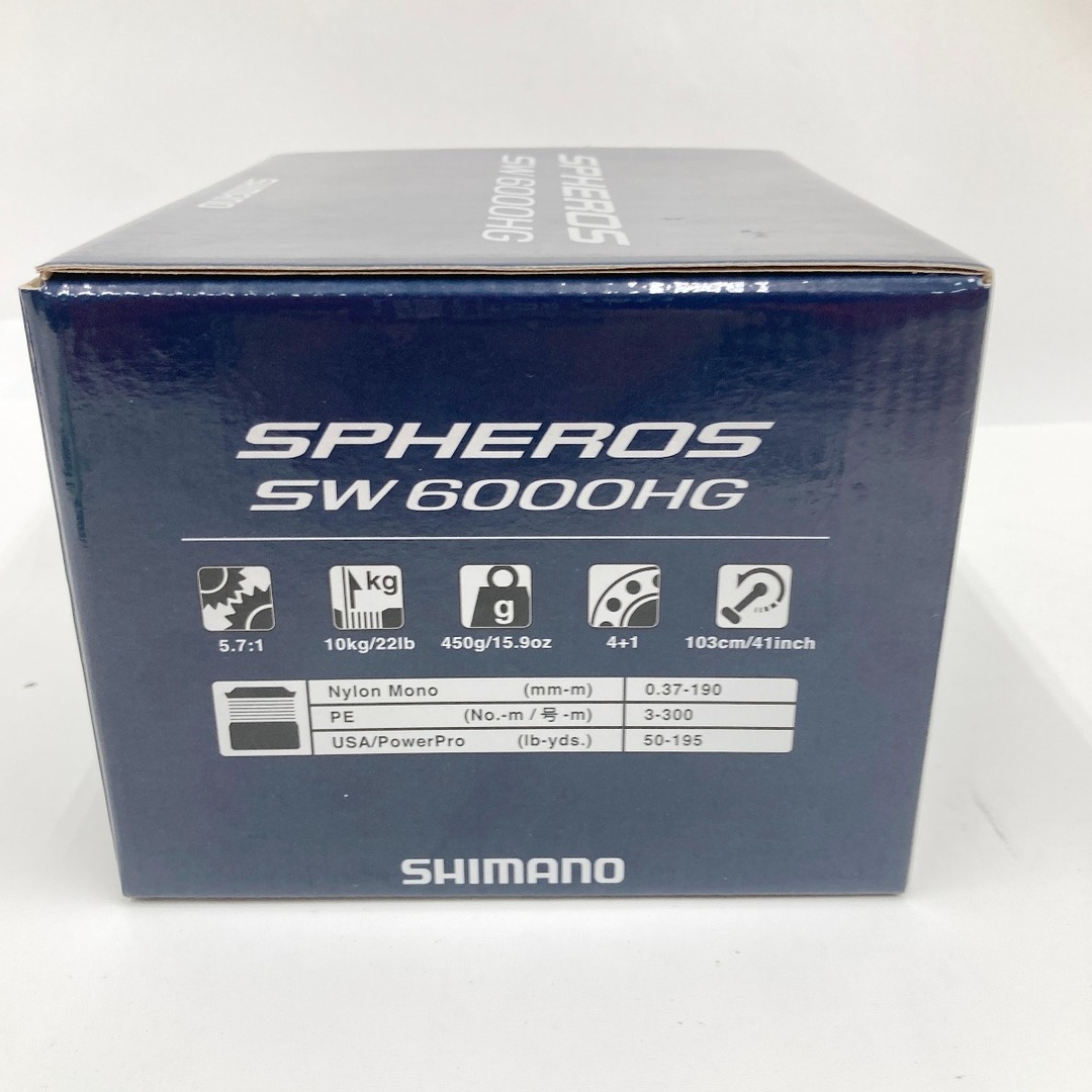 SHIMANO(シマノ)の〇〇SHIMANO シマノ 21 スフェロス SW6000HG  043634 リール スピニングリール スポーツ/アウトドアのフィッシング(リール)の商品写真