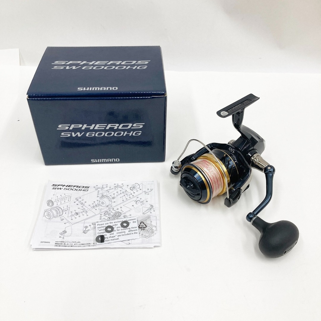 SHIMANO(シマノ)の〇〇SHIMANO シマノ 21 スフェロス SW6000HG  043634 リール スピニングリール スポーツ/アウトドアのフィッシング(リール)の商品写真