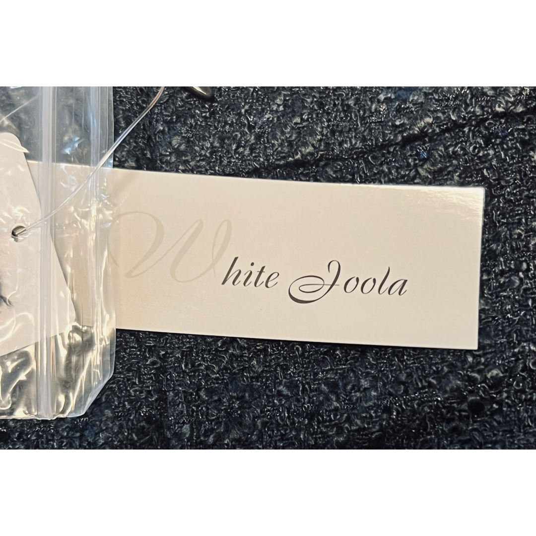 ホワイトジョーラWHITE JOOLA ツイードタイトスカート M ネイビー A レディースのスカート(ひざ丈スカート)の商品写真