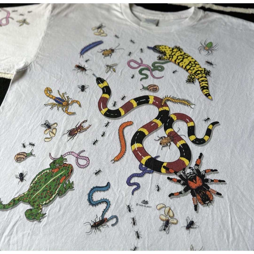 90s DAN GILBIRT USA製 シングルステッチ アートTシャツ メンズのトップス(Tシャツ/カットソー(半袖/袖なし))の商品写真