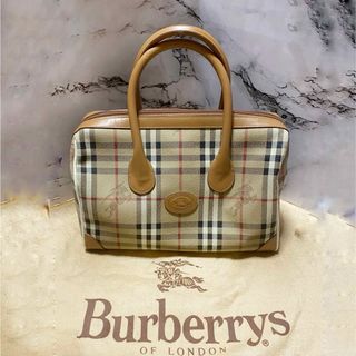 バーバリー(BURBERRY)のバーバリー　ミニボストン　レザーPVC 可愛い　シャドーホース BURBERRY(ボストンバッグ)