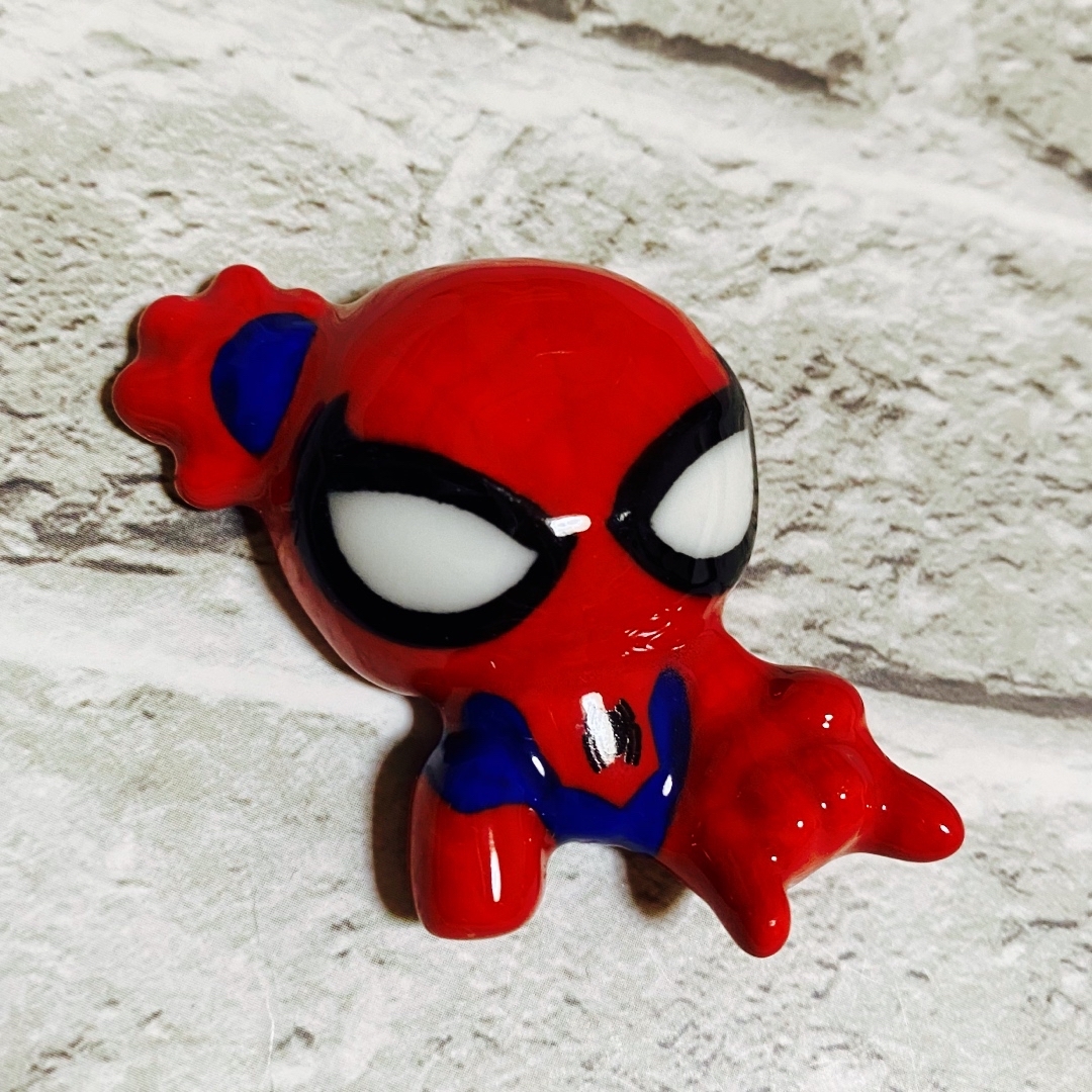 MARVEL(マーベル)の未使用マーベル　スパイダーマン箸置き エンタメ/ホビーのおもちゃ/ぬいぐるみ(キャラクターグッズ)の商品写真