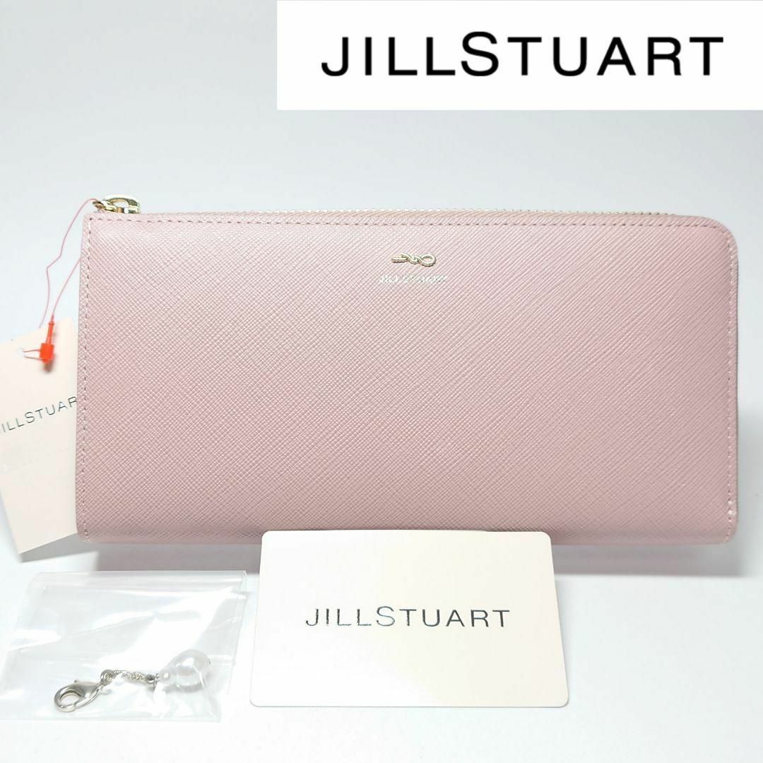 JILLSTUART(ジルスチュアート)の【新品タグ付き】ジルスチュアート グローリアL字ファスナー長財布 ピンク レディースのファッション小物(財布)の商品写真