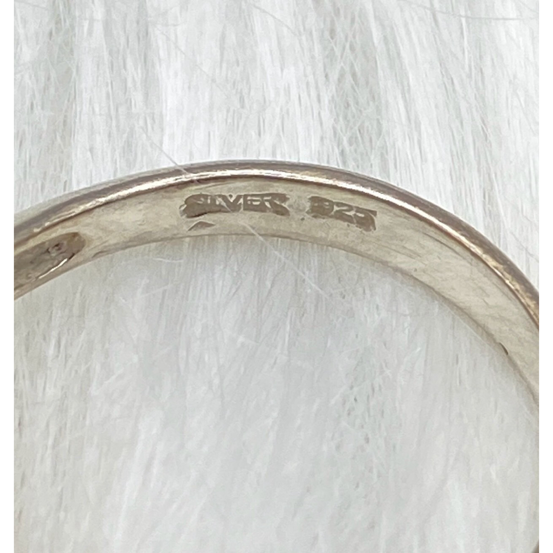 SV925  天然石　ムーンストーン　リング　指輪　13号 レディースのアクセサリー(リング(指輪))の商品写真