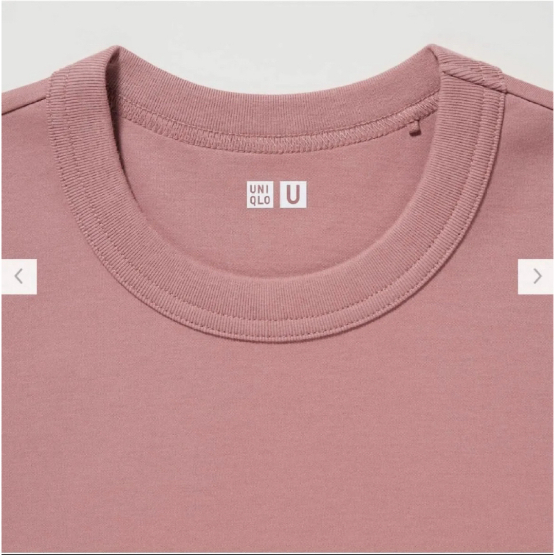 UNIQLO(ユニクロ)のUniqlo U クルーネックT（半袖）イエロー XL レディースのトップス(Tシャツ(半袖/袖なし))の商品写真