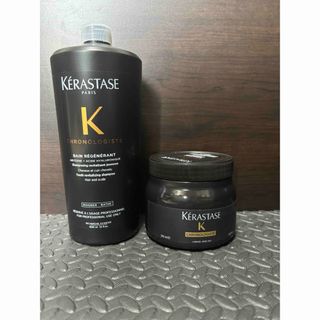 ケラスターゼ(KERASTASE)のケラスターゼ　クロノロジスト業務用シャンプー1ℓ マスクトリートメント500g(シャンプー/コンディショナーセット)