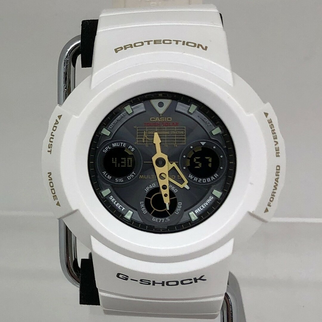 G-SHOCK(ジーショック)のG-SHOCK ジーショック CASIO カシオ 腕時計 AWG-525B-7A 25th Anniversary Rising White ホワイト 電波ソーラー メンズ メンズの時計(腕時計(アナログ))の商品写真
