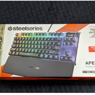 STEELSERIES ゲーミングキーボード APEX 7 TKL RED US(PC周辺機器)