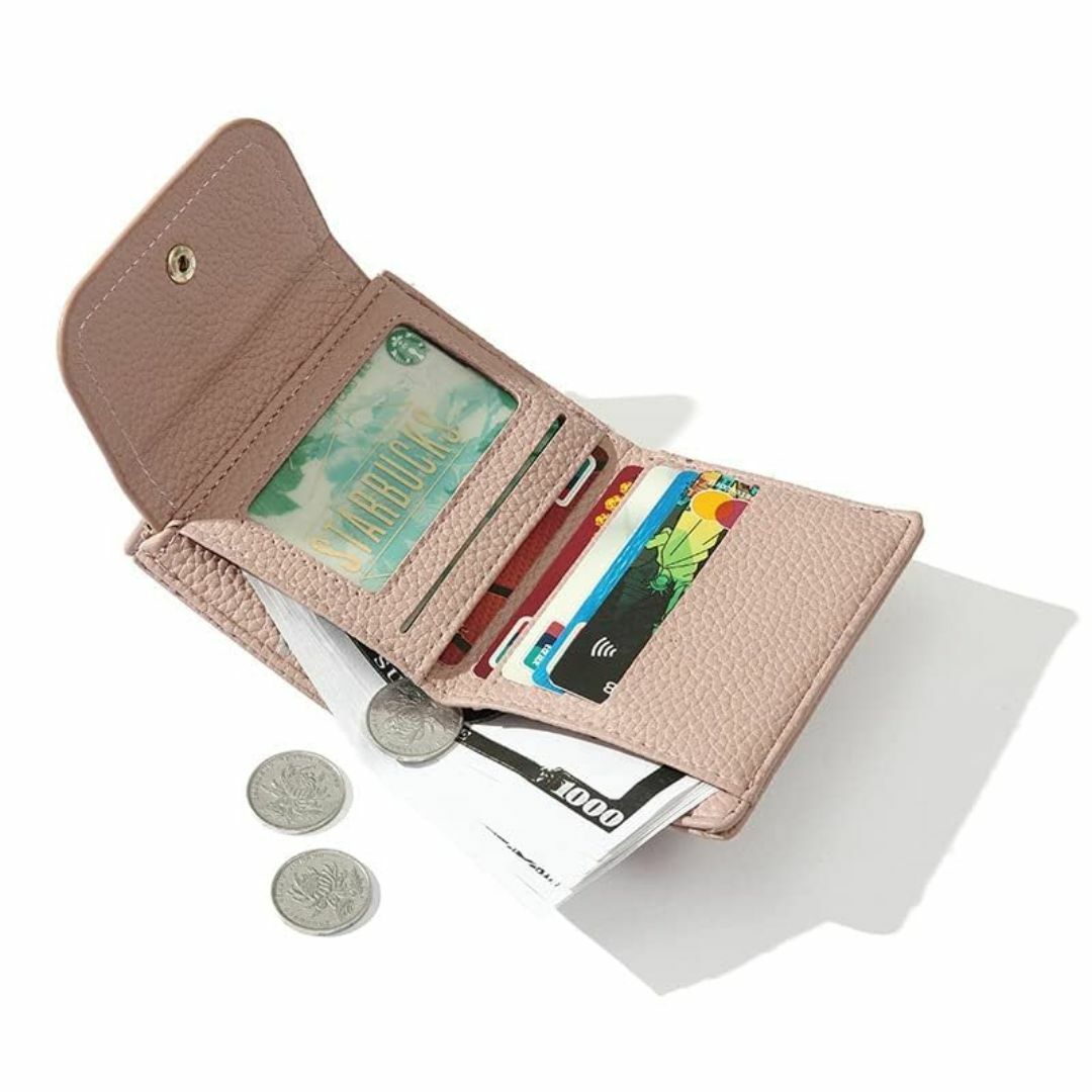 色:1brownTOEDNNQI トードンキ ミニ財布 レディース 財布 二 レディースのバッグ(その他)の商品写真