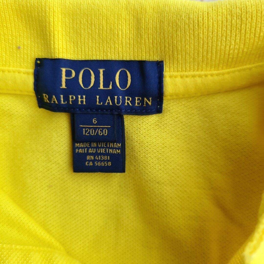 POLO RALPH LAUREN(ポロラルフローレン)のポロラルフローレン ポロシャツ 120cm キッズ/ベビー/マタニティのキッズ服男の子用(90cm~)(Tシャツ/カットソー)の商品写真