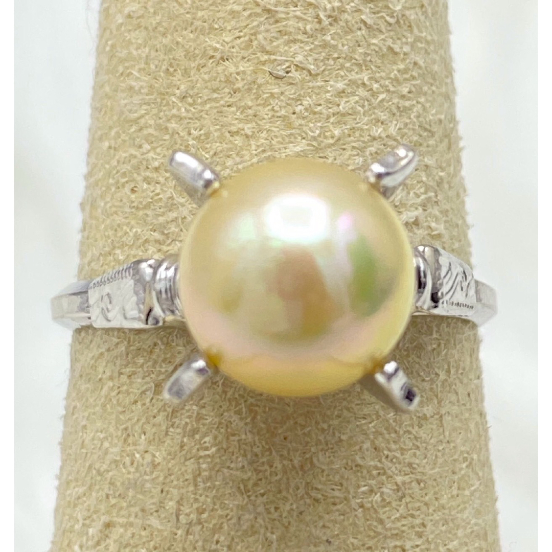 パール　真珠　リング　指輪　10号 レディースのアクセサリー(リング(指輪))の商品写真