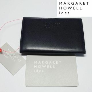 マーガレットハウエル(MARGARET HOWELL)の【新品タグ付き】マーガレットハウエルアイデア ロディング名刺入れ ブラック(名刺入れ/定期入れ)