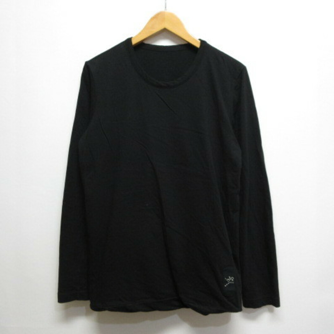 Y's(ワイズ)のワイズ Y's 長袖 カットソー Tシャツ 3 黒 ブラック ヨウジヤマモト レディースのトップス(カットソー(長袖/七分))の商品写真