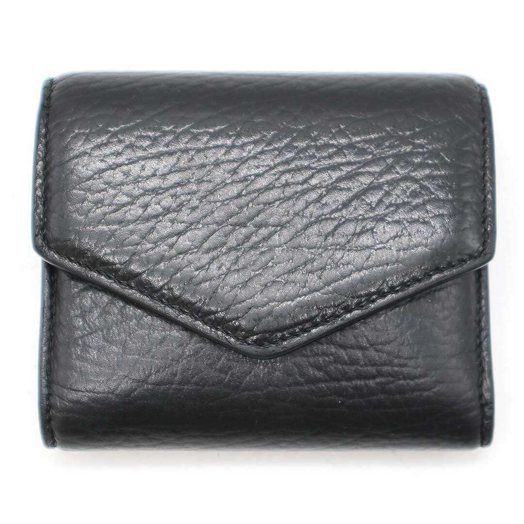 Maison Martin Margiela(マルタンマルジェラ)のMaison Margiela11 メゾン マルジェラ ENVELOPE WALLET コンパクトレザーウォレット S56UI0136 ブラック レディースのファッション小物(財布)の商品写真