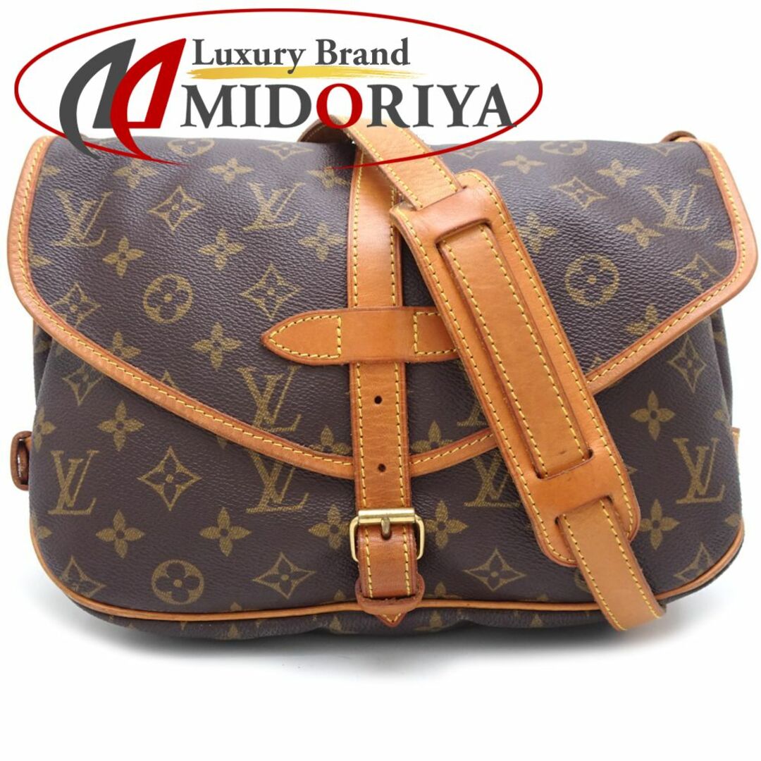 LOUIS VUITTON(ルイヴィトン)のLOUIS VUITTON ルイヴィトン モノグラム ソミュール M42256 斜め掛けショルダーバッグ ブラウン/351156【中古】 レディースのバッグ(ショルダーバッグ)の商品写真