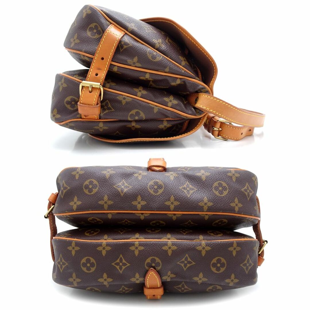 LOUIS VUITTON(ルイヴィトン)のLOUIS VUITTON ルイヴィトン モノグラム ソミュール M42256 斜め掛けショルダーバッグ ブラウン/351156【中古】 レディースのバッグ(ショルダーバッグ)の商品写真