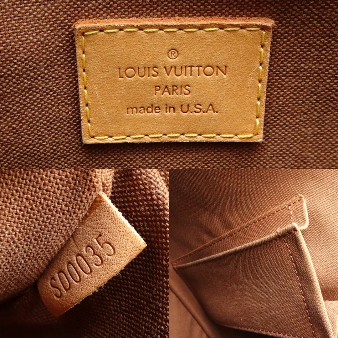 LOUIS VUITTON(ルイヴィトン)のLOUIS VUITTON ルイヴィトン モノグラム バティニョール M51156 ハンドバッグ ブラウン/351158【中古】 レディースのバッグ(ハンドバッグ)の商品写真