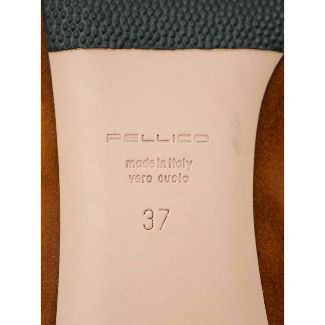 PELLICO(ペリーコ)のPELLICO ペリーコ ポインテッドトゥスウェードヒールパンプス  ブラウン 37 レディースの靴/シューズ(ハイヒール/パンプス)の商品写真