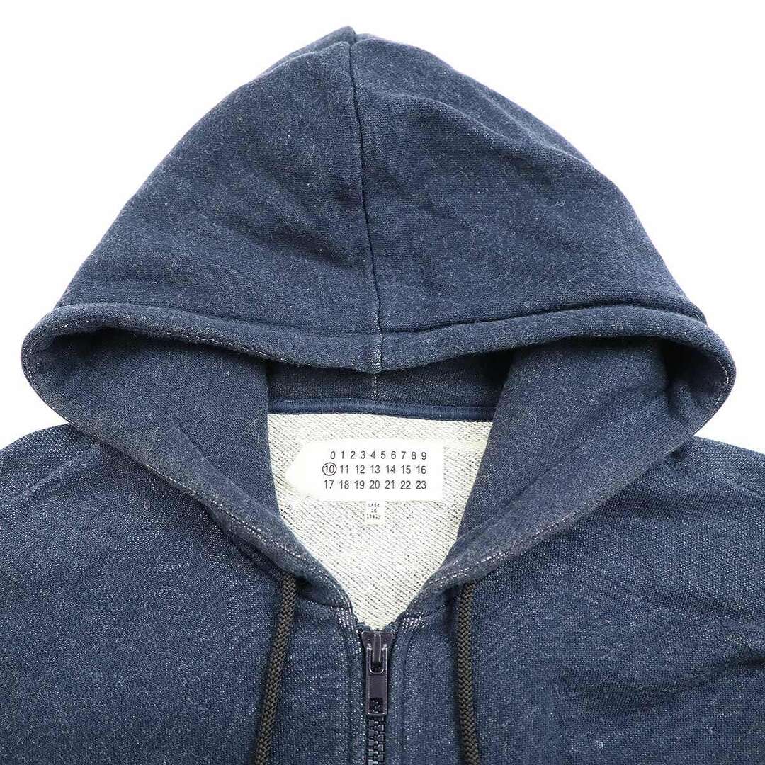 Maison Martin Margiela(マルタンマルジェラ)のMaison Martin Margiela 10 メゾン マルタン マルジェラ 10 12SS ジップアップスウェットパーカー S30GP0108 ブルー 44 メンズのトップス(パーカー)の商品写真