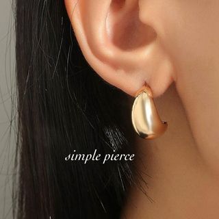 simple pierce gold(ピアス)