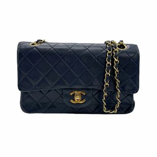 シャネル(CHANEL)のシャネル CHANEL ショルダーバッグ マトラッセ ダブルフラップ レザー/メタル ネイビー/ゴールド レディース 送料無料【中古】 z0747(ショルダーバッグ)