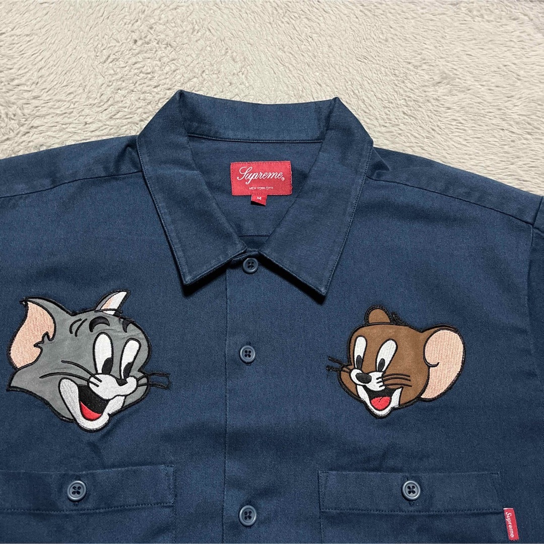Supreme(シュプリーム)のSupreme Tom & Jerry S/S Work Shirt シャツ M メンズのトップス(シャツ)の商品写真