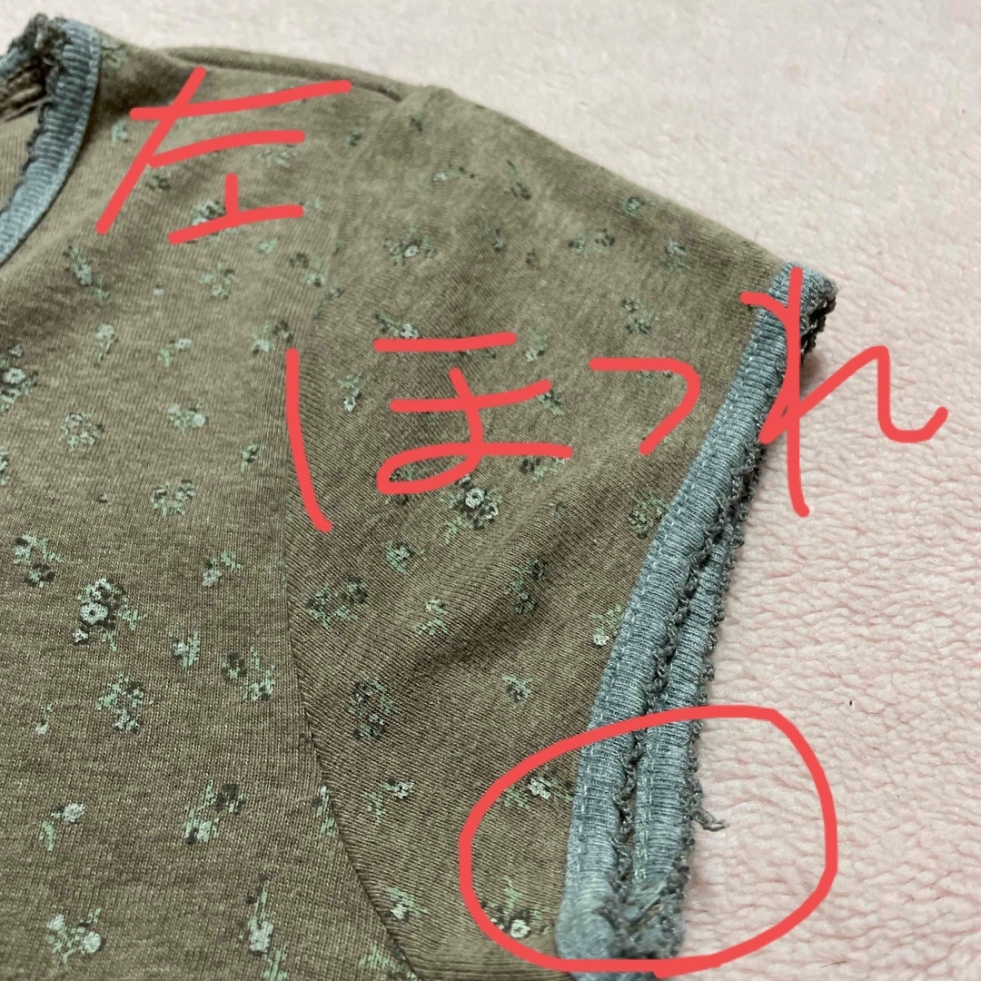 レディース　半袖Tシャツ　　Lサイズ　花柄 レディースのトップス(Tシャツ(半袖/袖なし))の商品写真