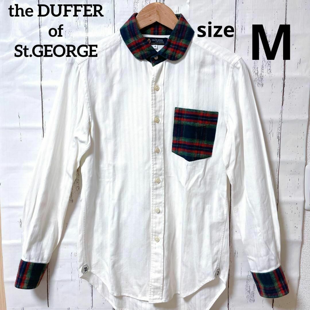 The DUFFER of ST.GEORGE(ザダファーオブセントジョージ)のザダファーオブセントジョージ　シャツ　長袖　おしゃれ　チェック柄　秋冬　生地◎ メンズのトップス(シャツ)の商品写真