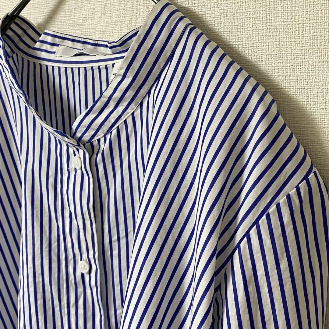 UNIQLO(ユニクロ)のコットン100% ストライプ✨ UNIQLO ユニクロ シャツ レディース レディースのトップス(シャツ/ブラウス(長袖/七分))の商品写真