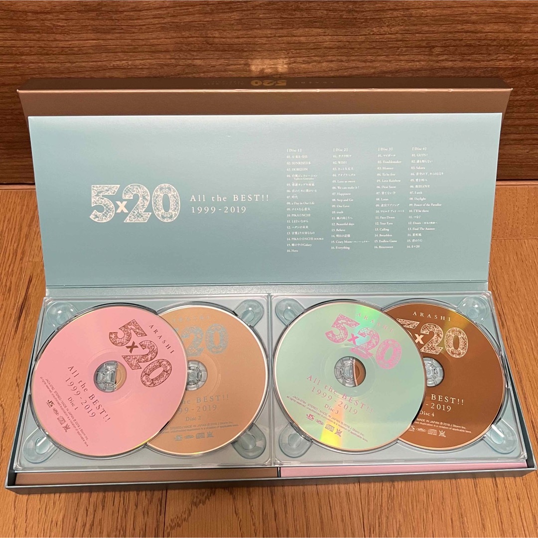 嵐(アラシ)のARASHI 5×20 All the BEST!! 1999-2019 エンタメ/ホビーのCD(ポップス/ロック(邦楽))の商品写真