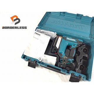 マキタ(Makita)の☆比較的綺麗☆makita マキタ 18V 35ｍｍ 充電式ピンタッカ PT353D 青/ブルー 本体+ケース コードレス ピンネイラー ピン釘打機 89903(工具)