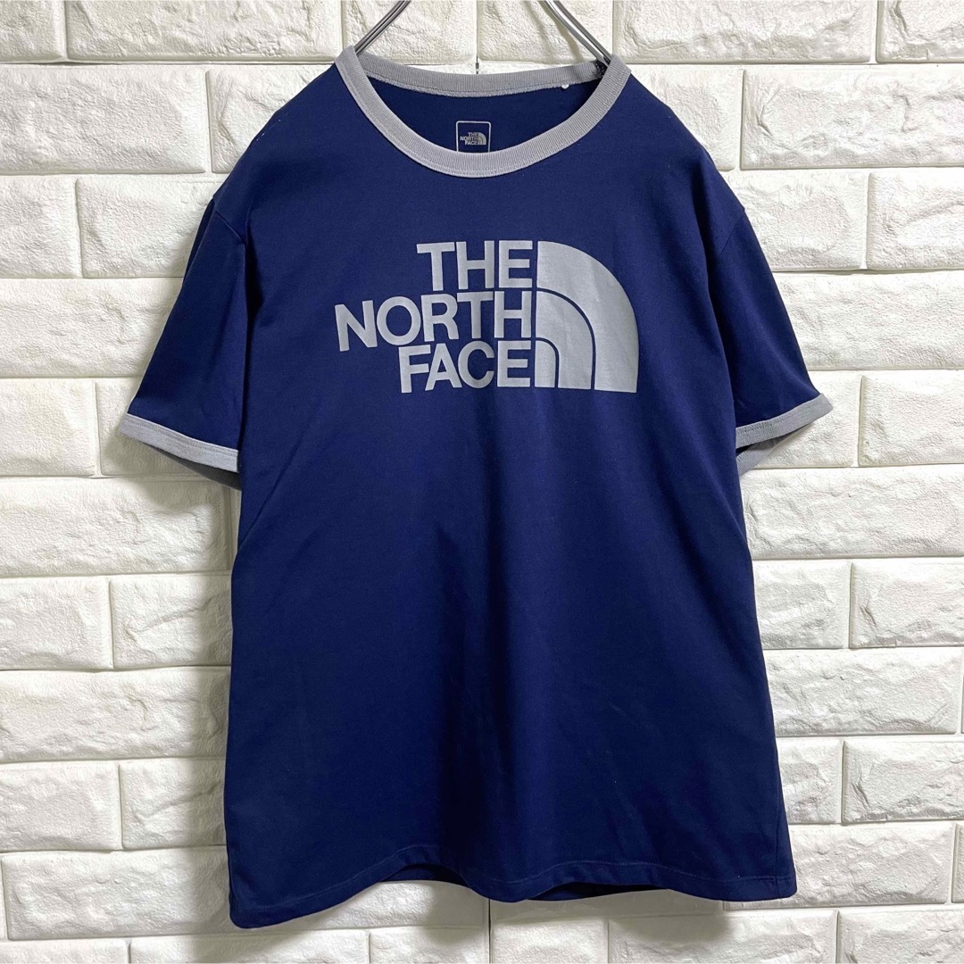 THE NORTH FACE(ザノースフェイス)のザノースフェイス　リンガーTシャツ　メンズSサイズ相当 メンズのトップス(Tシャツ/カットソー(半袖/袖なし))の商品写真