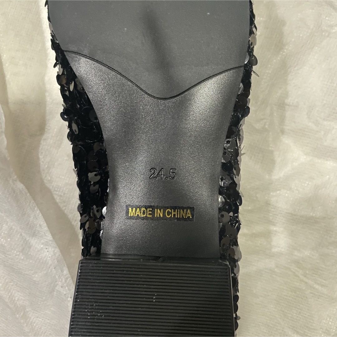 SLOBE IENA(スローブイエナ)のSLOBE IENA スパンコールシューズ ローファー レディースの靴/シューズ(ローファー/革靴)の商品写真