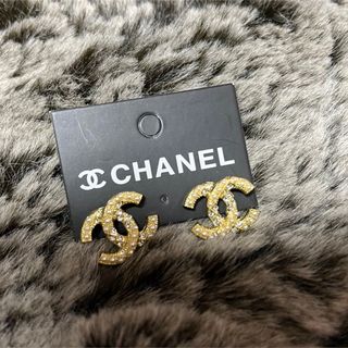 CHANEL - シャネル　ピアス　シンプル　ココマーク　CCロゴ