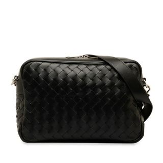 ボッテガヴェネタ(Bottega Veneta)の美品 ボッテガヴェネタ イントレチャート 斜め掛け ショルダーバッグ レザー レディース BOTTEGAVENETA 【1-0146360】(ショルダーバッグ)