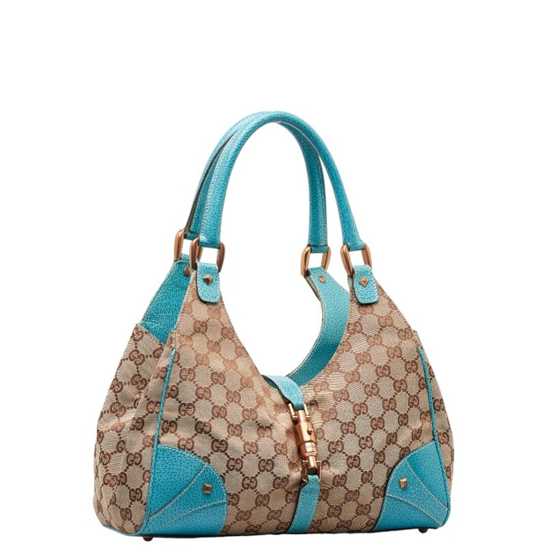 Gucci(グッチ)のグッチ GGキャンバス ニュージャッキー ハンドバッグ 124407 キャンバス レディース GUCCI 【1-0146381】 レディースのバッグ(ハンドバッグ)の商品写真