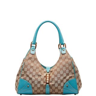 グッチ(Gucci)のグッチ GGキャンバス ニュージャッキー ハンドバッグ 124407 キャンバス レディース GUCCI 【1-0146381】(ハンドバッグ)