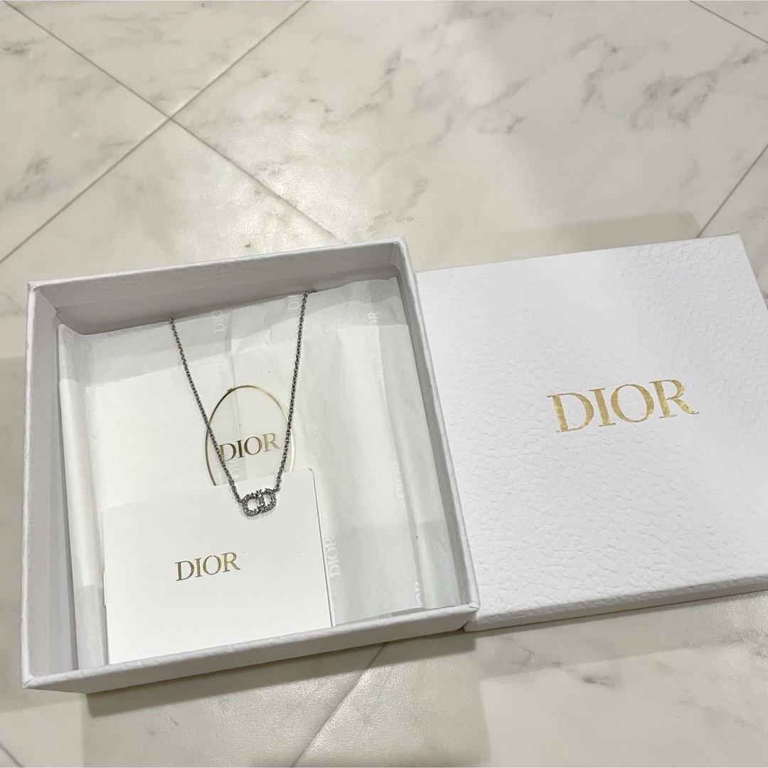 Christian Dior(クリスチャンディオール)のDIOR CLAIR D LUNE ネックレス　シルバー レディースのアクセサリー(ネックレス)の商品写真