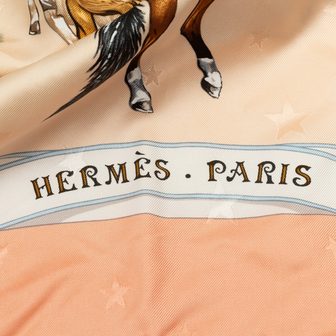 Hermes(エルメス)のエルメス カレ90 EN PISTE オンステージ スカーフ シルク レディース HERMES 【230-46758】 レディースのファッション小物(バンダナ/スカーフ)の商品写真