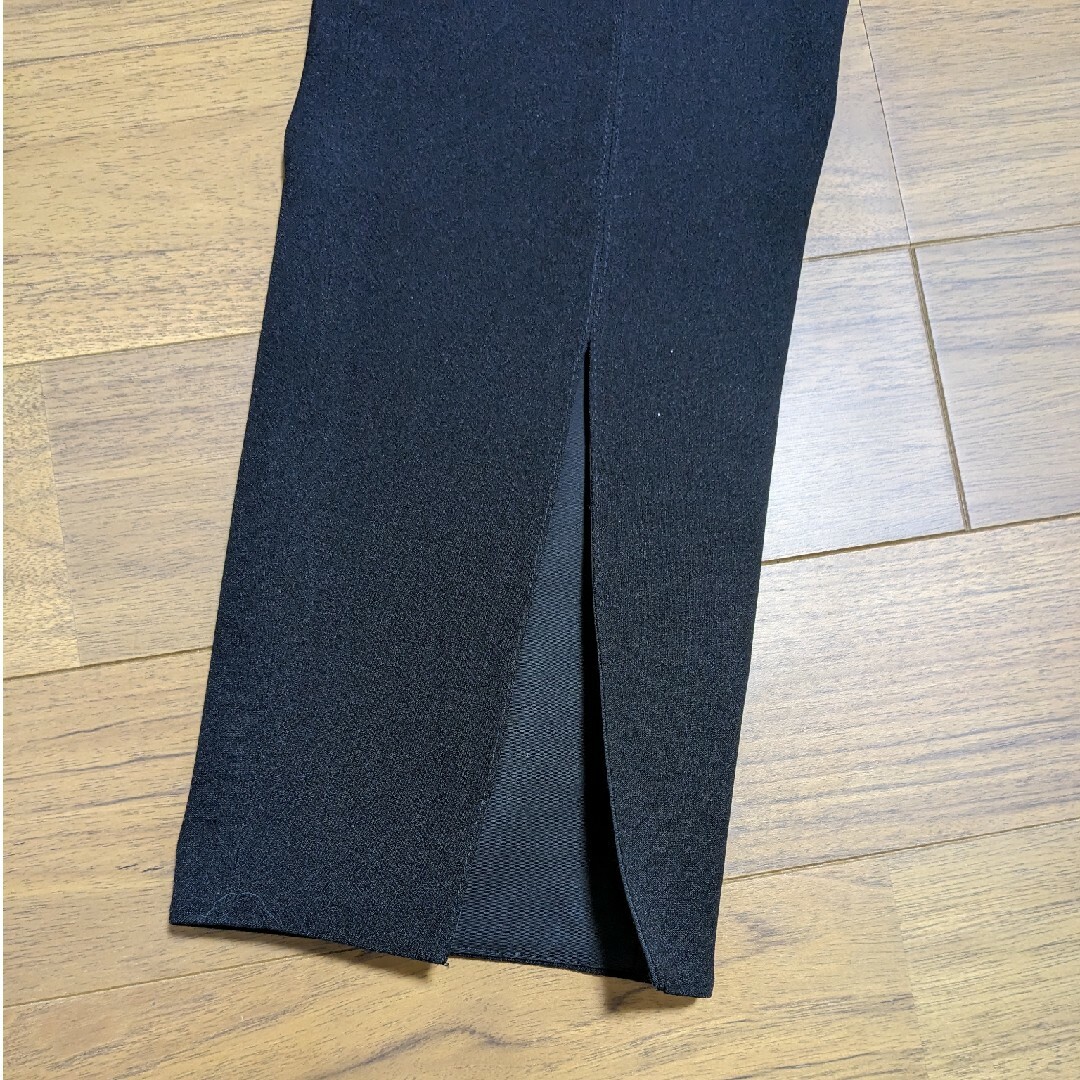 YONFA ヨンファ slit slacks 裾スリット入りスラックスL黒パンツ レディースのパンツ(その他)の商品写真